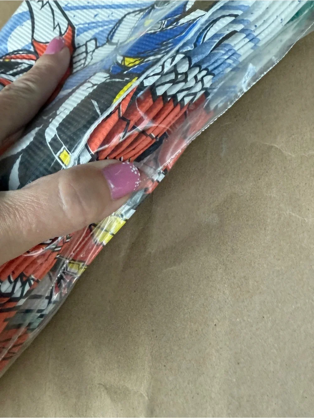 Vintage 1998 Power Rangers in Space Table Covering Happy Birthday Party Cloth